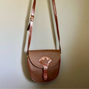 Faux Leather Crossbody Purse